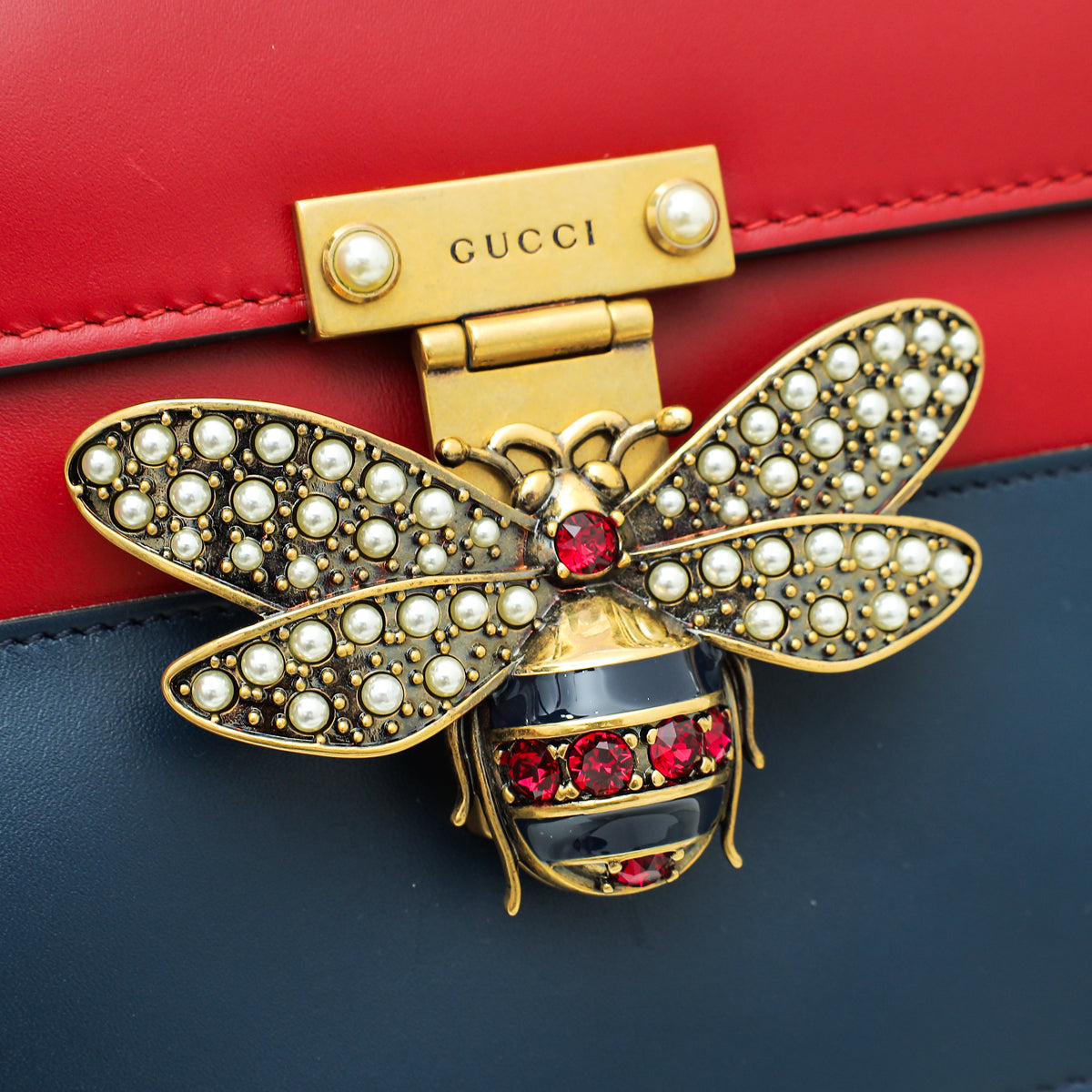 Gucci Multicolor Queen Margaret Top Handle Small Bag