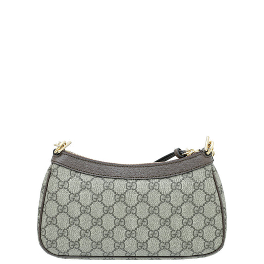 Gucci Bicolor Ophidia Strawberry Motif Small Bag