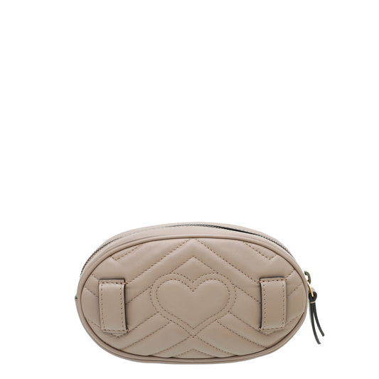 Gucci Dusty Pink GG Marmont Mini Belt Bag