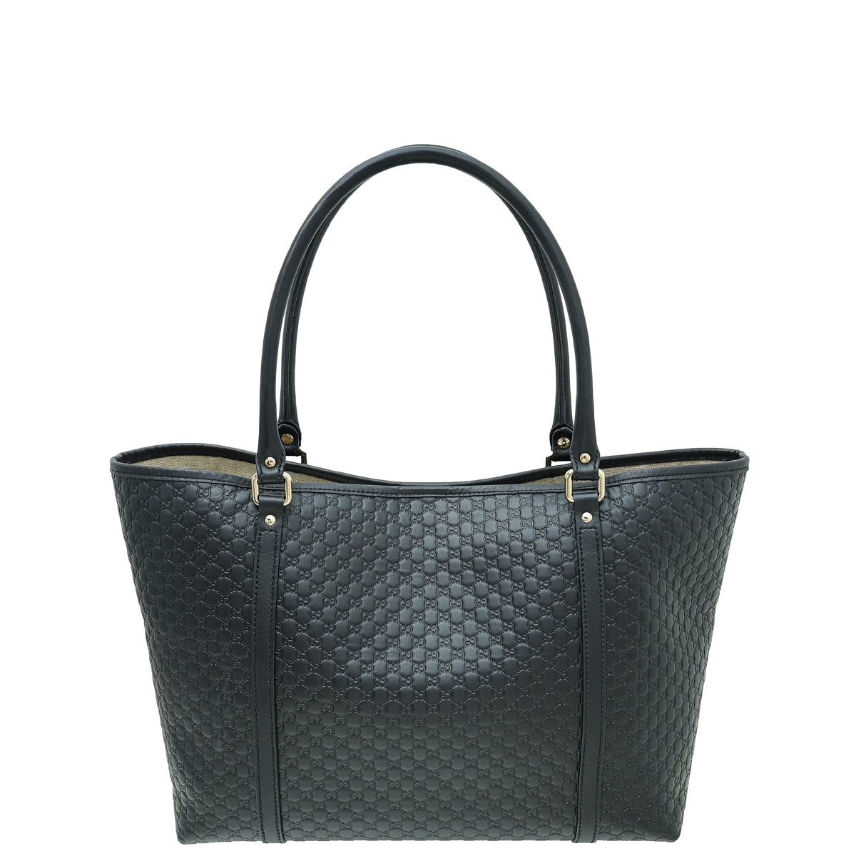 Gucci Black GG Microguccissima Joy Medium Tote Bag