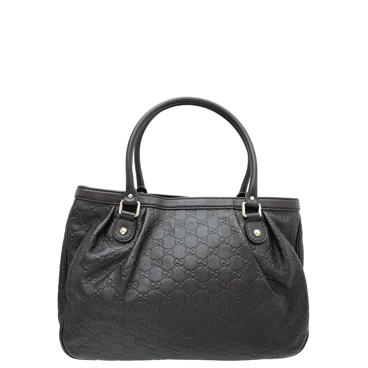 Gucci Chocolate GG Guccissima Sukey Top Handle Tote Bag