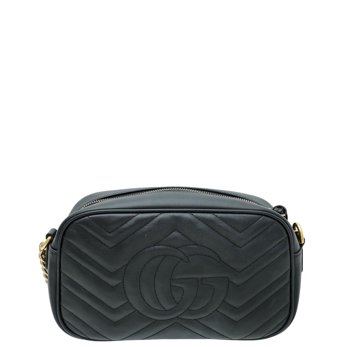 Gucci Black GG Marmont Camera Small Shoulder Bag