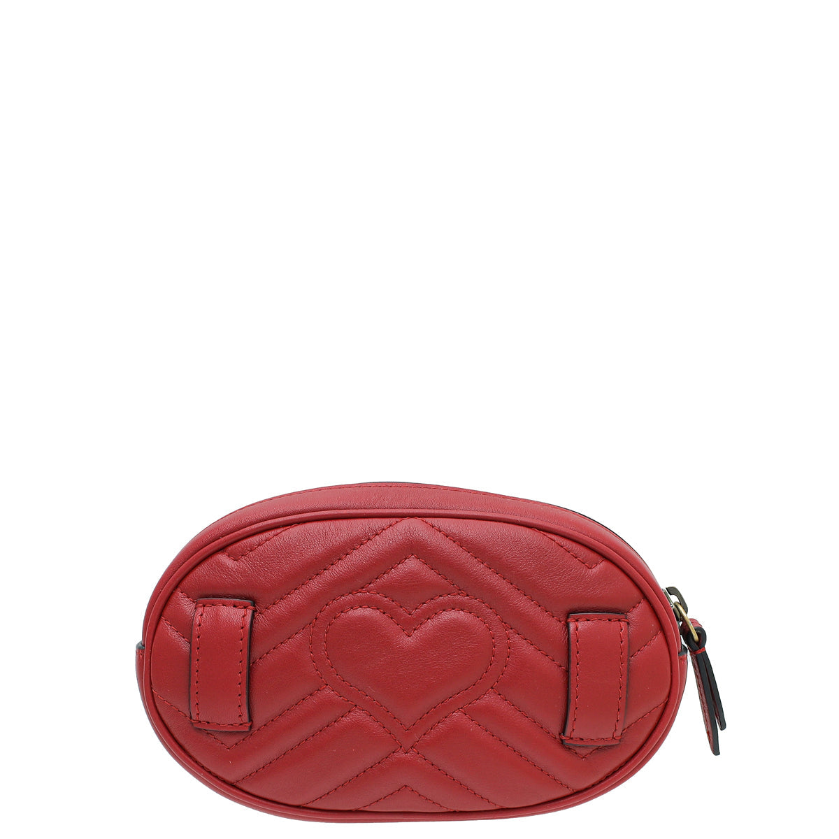 Gucci Red GG Marmont Mini Belt Bag