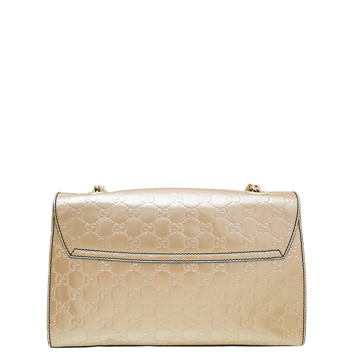 Gucci Metallic Nude GG Shine Emily Medium Bag