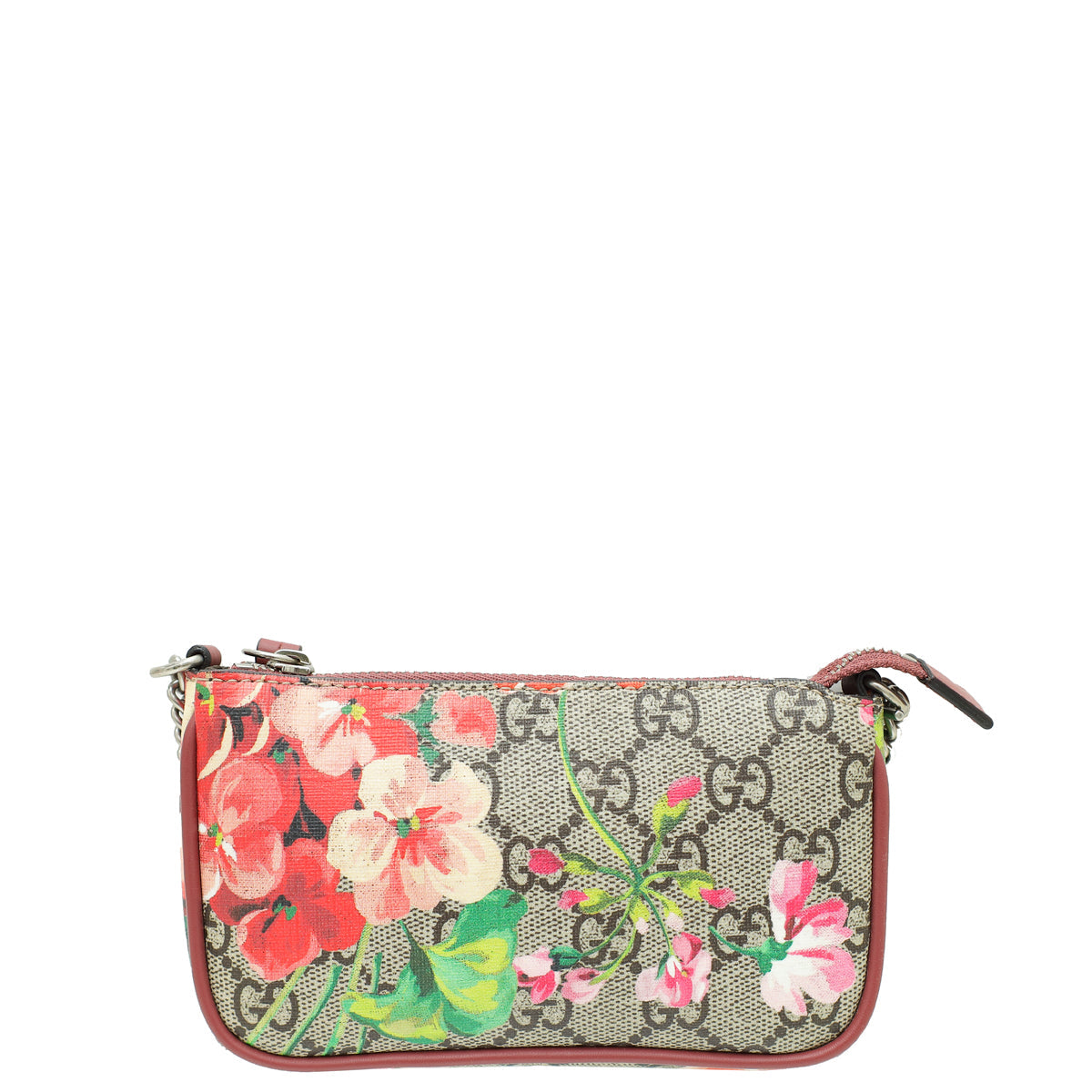 Gucci Bicolor GG Supreme Blooms Mini Chain Bag