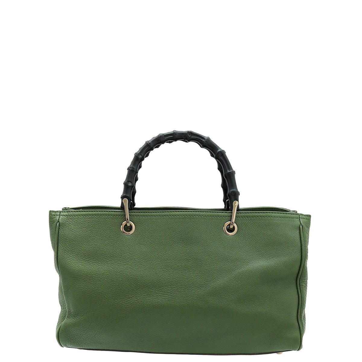 Gucci Green Bamboo Shopper Medium Bag