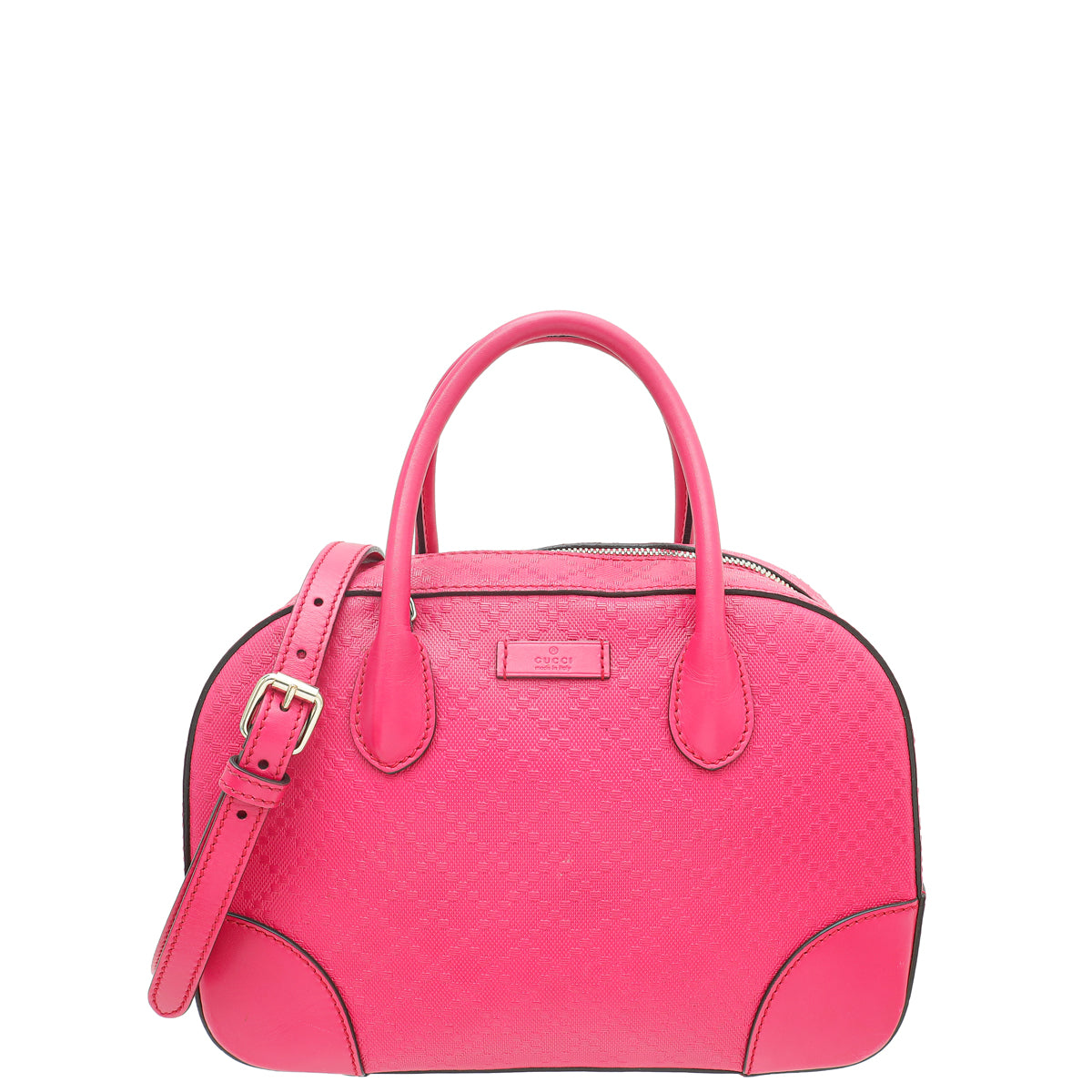 Gucci Pink Diamante Bright Top Handle Small Bag