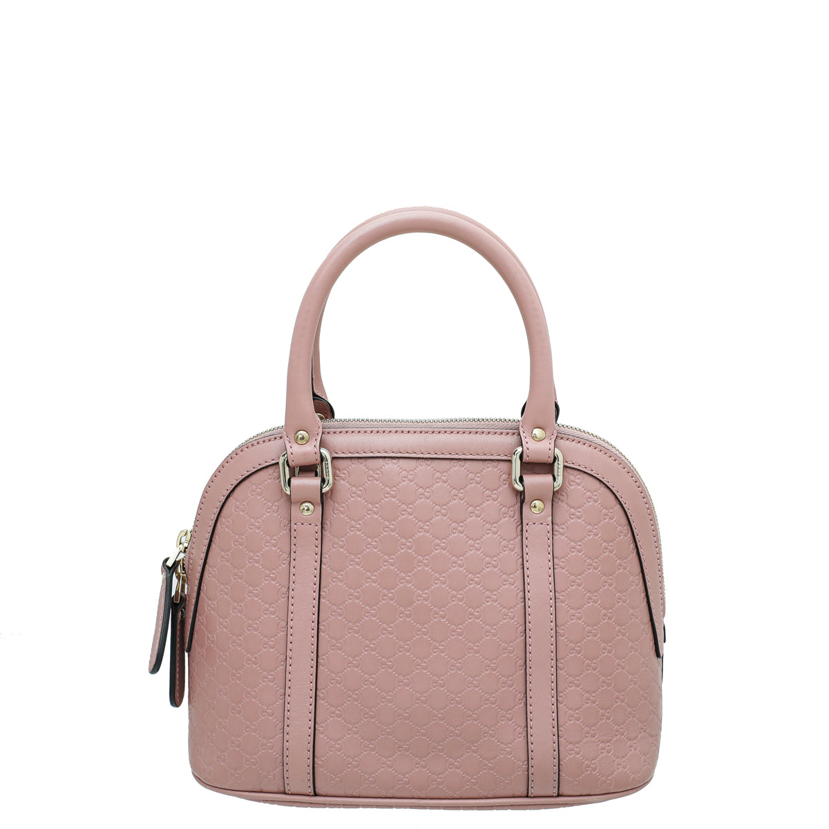 Gucci Dusty Pink Microguccissima Dome Satchel Mini Bag