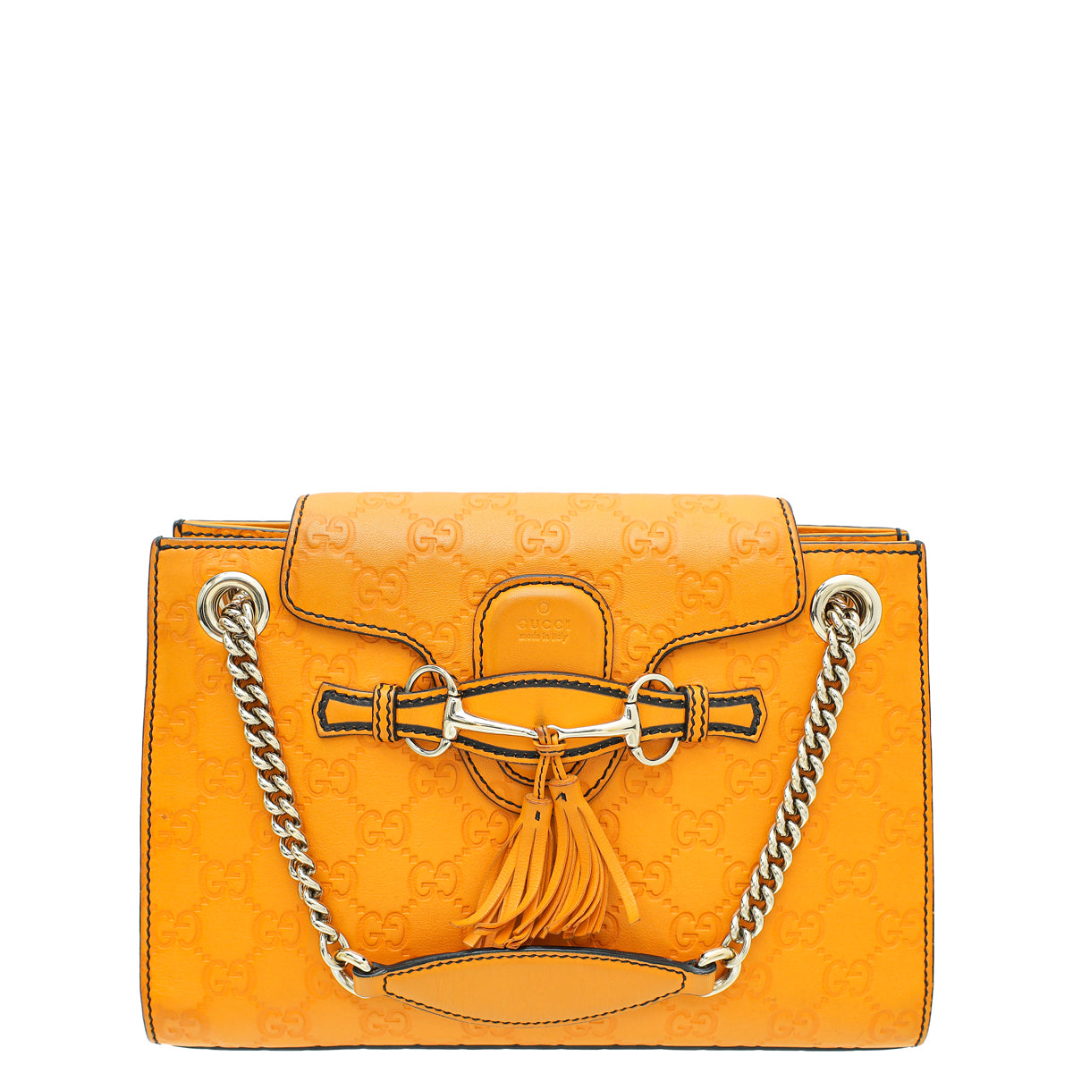 Gucci Mustard Yellow Guccissima Emily Small Bag