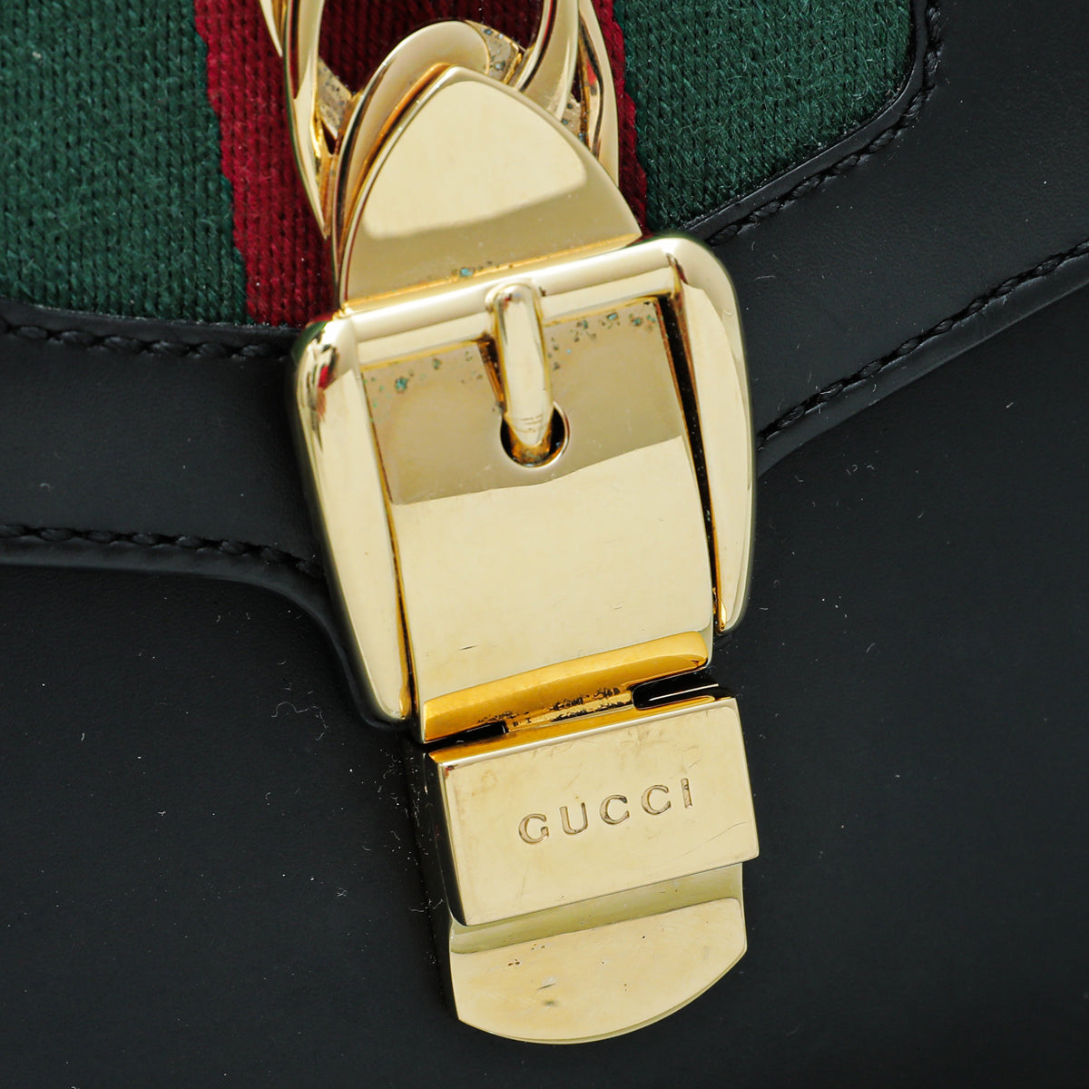 Gucci Black Sylvie Small Shoulder Bag