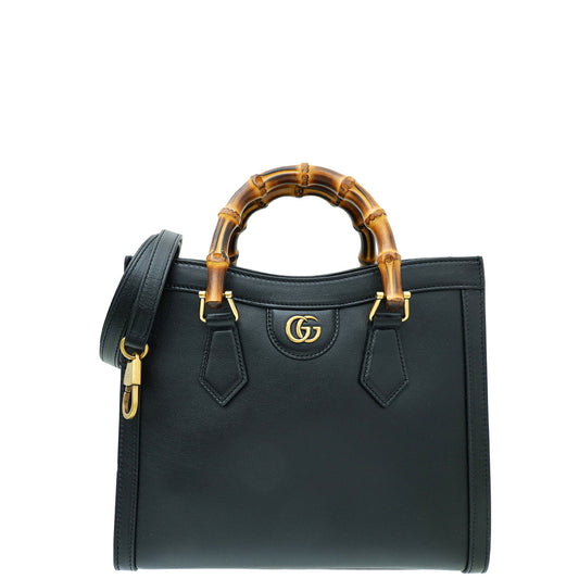 Gucci Black Diana Small Tote Bag