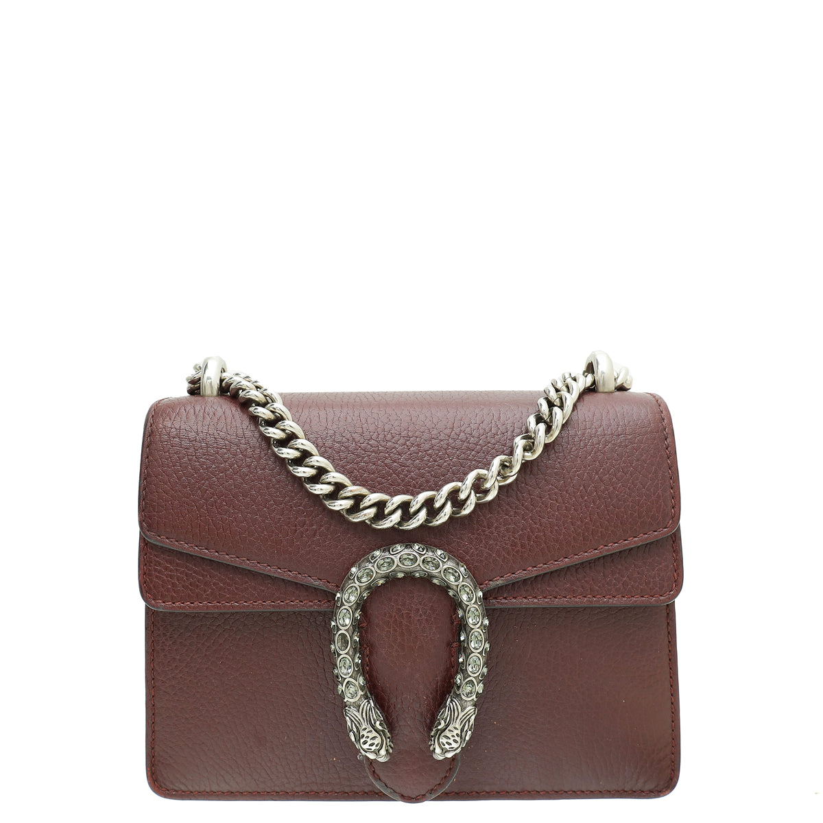 Gucci Burgundy Dionysus Mini Chain Shoulder Bag