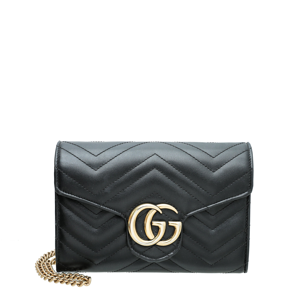 Gucci Black GG Marmont Matelasse Mini Bag