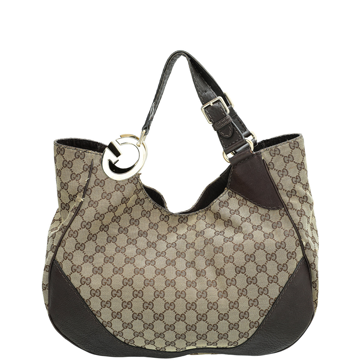 Gucci Bicolor GG Charlotte Hobo Bag