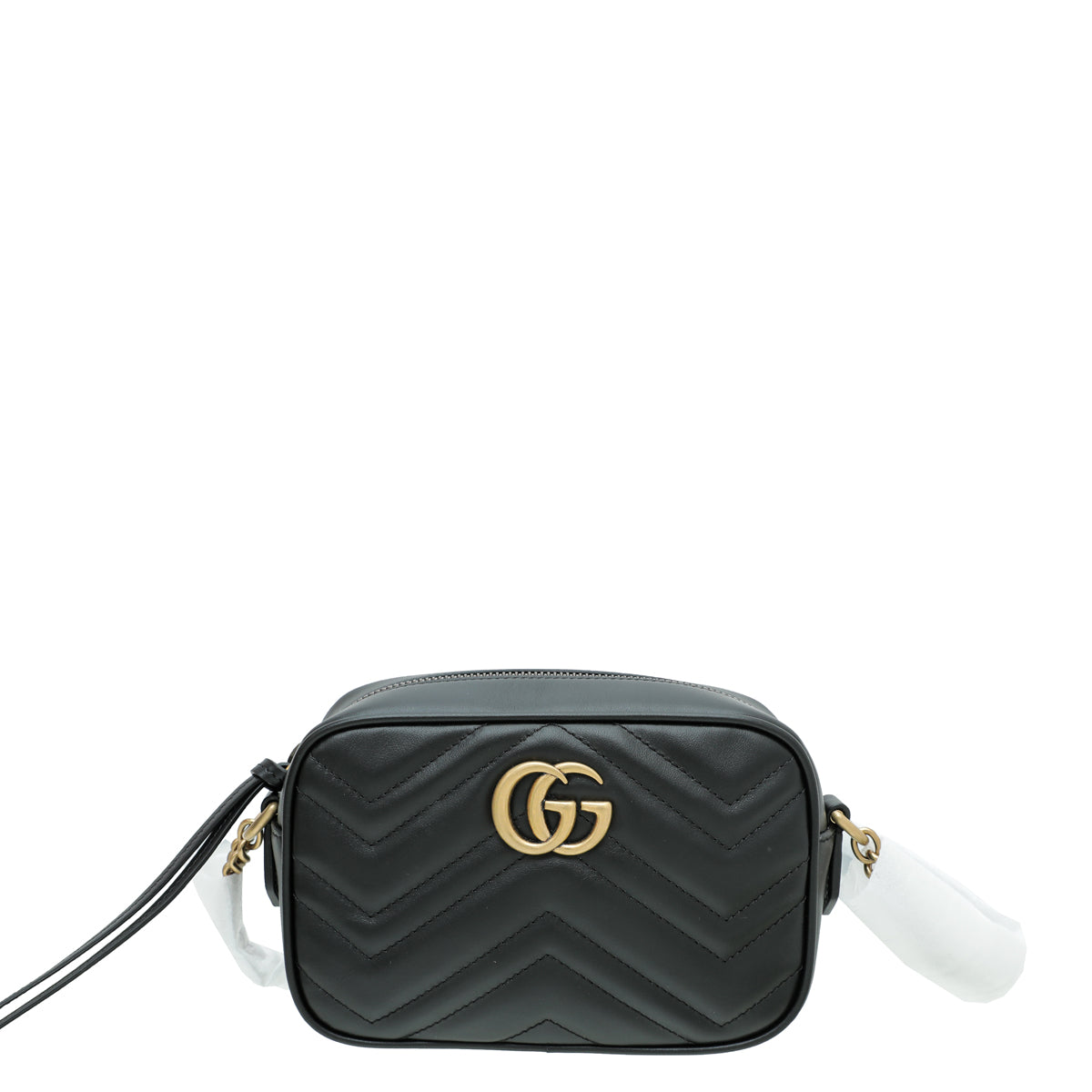 Gucci Black GG Marmont Mini Shoulder Bag