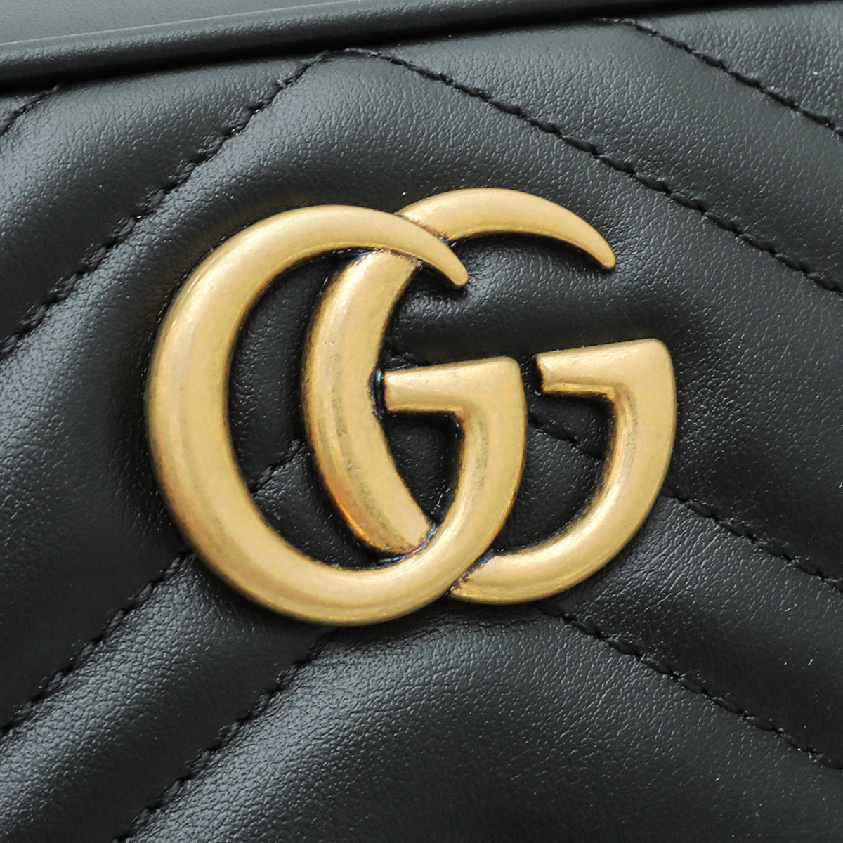 Gucci Black GG Marmont Mini Shoulder Bag