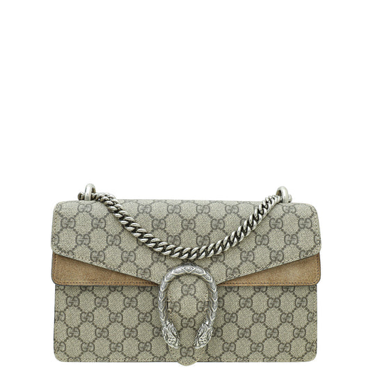 Gucci Bicolor GG Supreme Dionysus Small Shoulder Bag