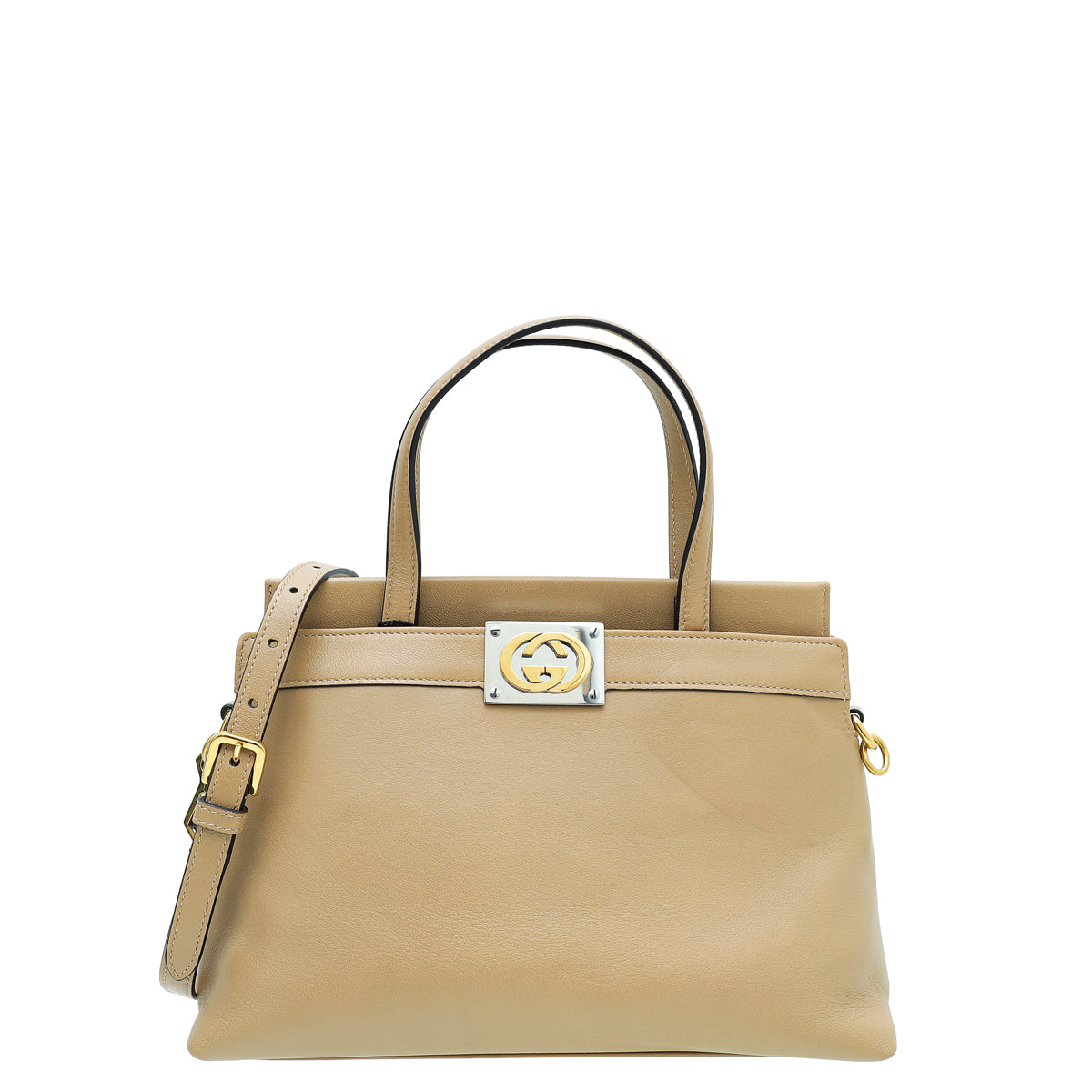 Gucci Brown Linea Matisse Interlocking G Small Tote Small Bag