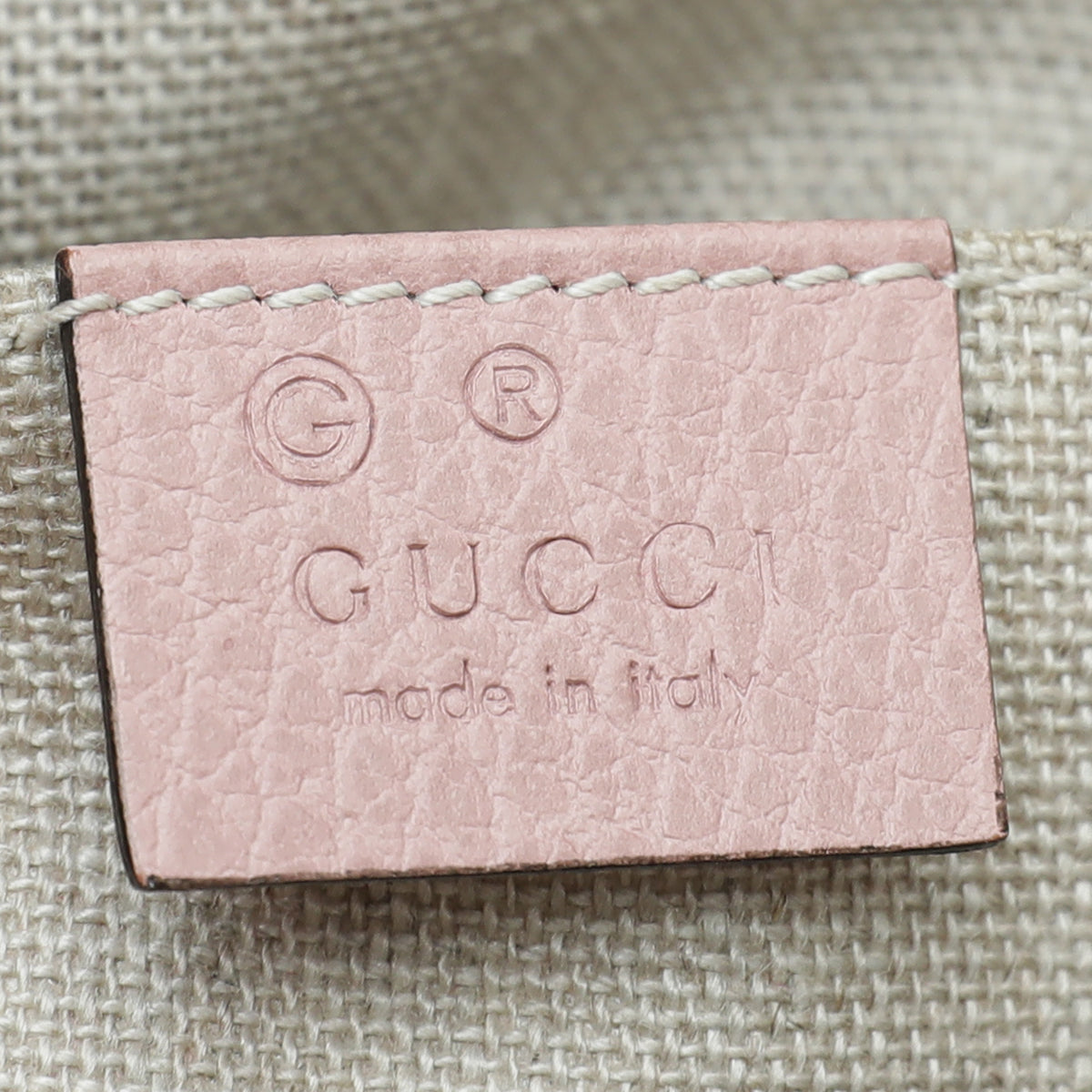 Gucci Dusty Pink GG Charm Dollar Dome Mini Bag