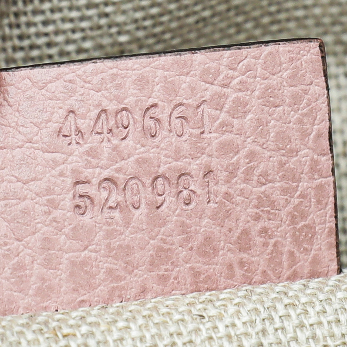 Gucci Dusty Pink GG Charm Dollar Dome Mini Bag