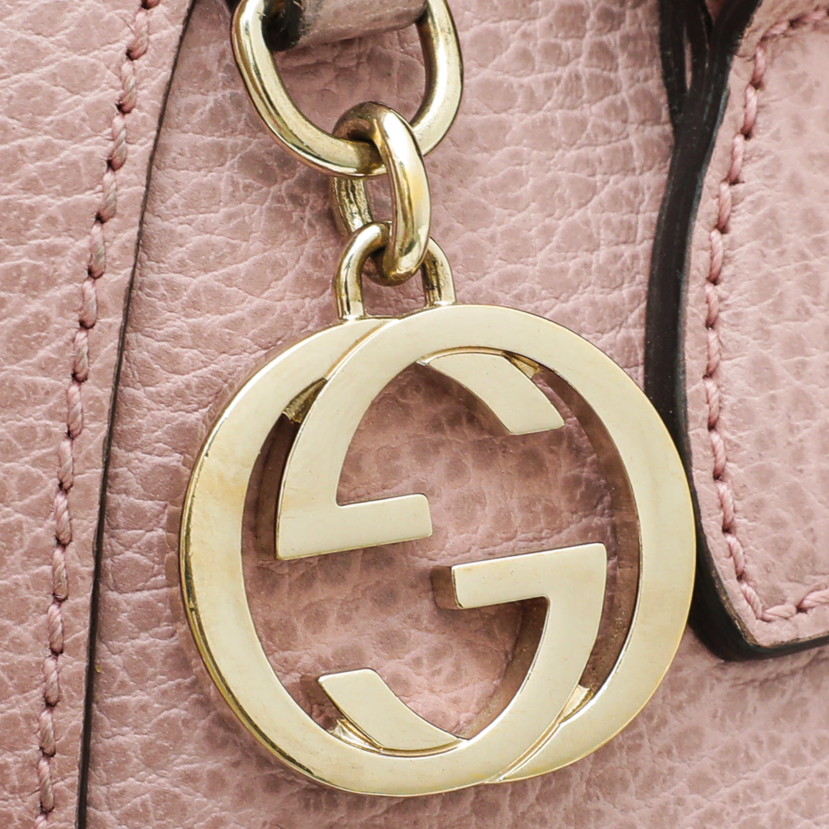 Gucci Dusty Pink GG Charm Dollar Dome Mini Bag