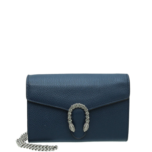 Gucci Navy Blue Dionysus Mini Shoulder Bag