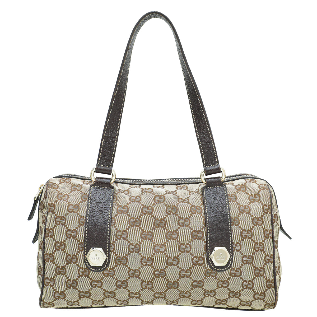 Gucci Bicolor GG Small Charmy Boston Bag