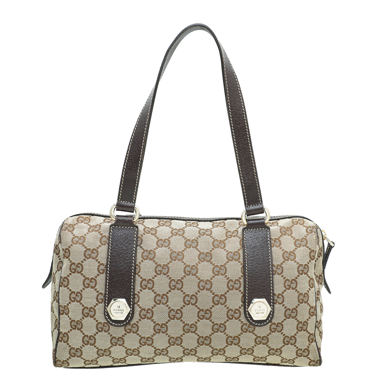 Gucci Bicolor GG Small Charmy Boston Bag