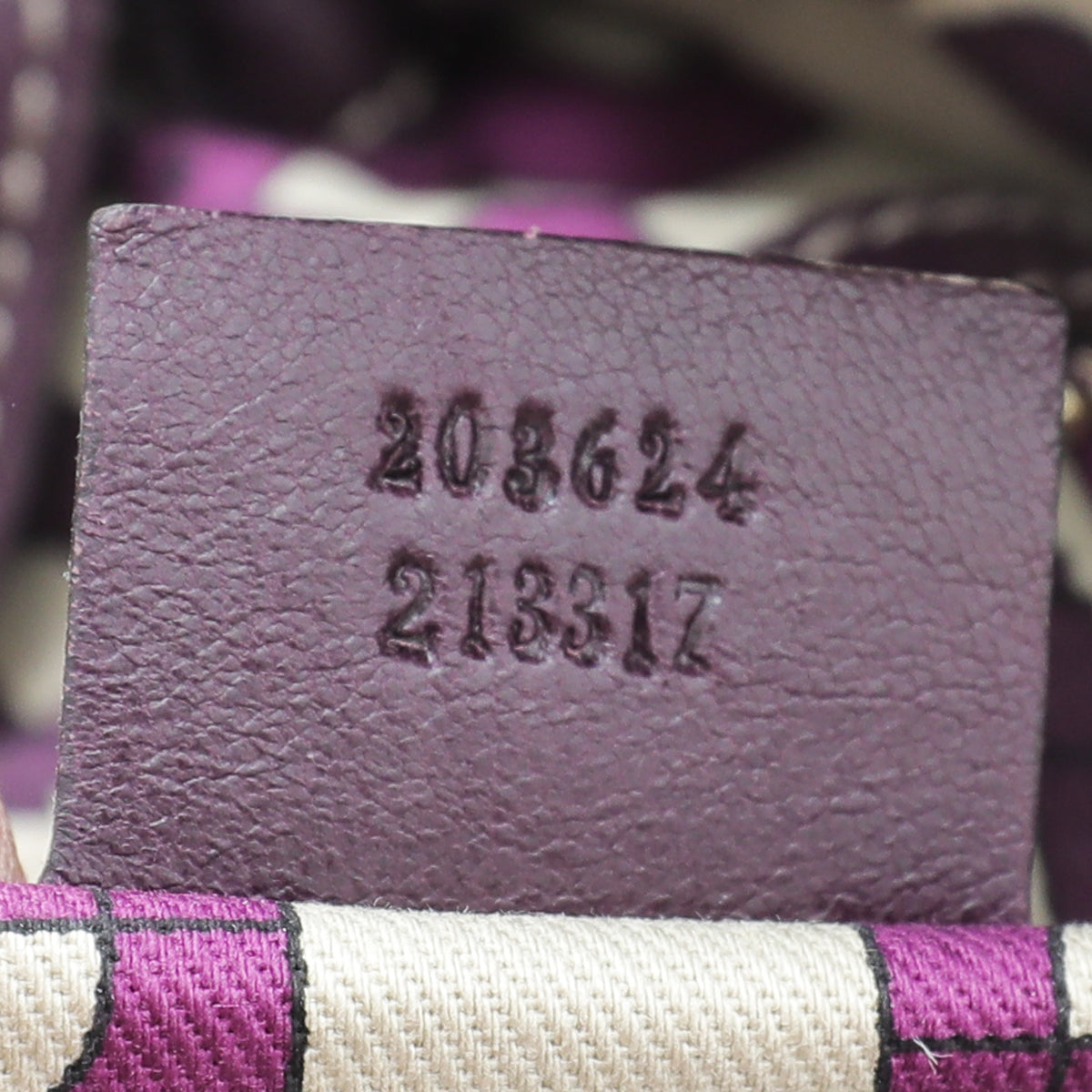 Gucci Violet GG Guccissima Studded Pelham Bag