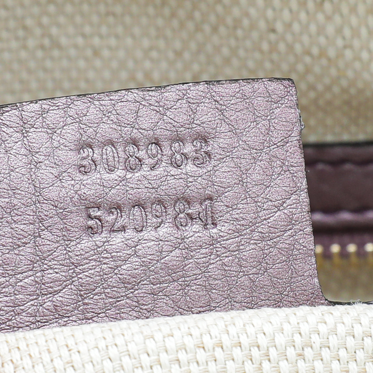 Gucci Mauve GG Soho Tassel Chain Bag