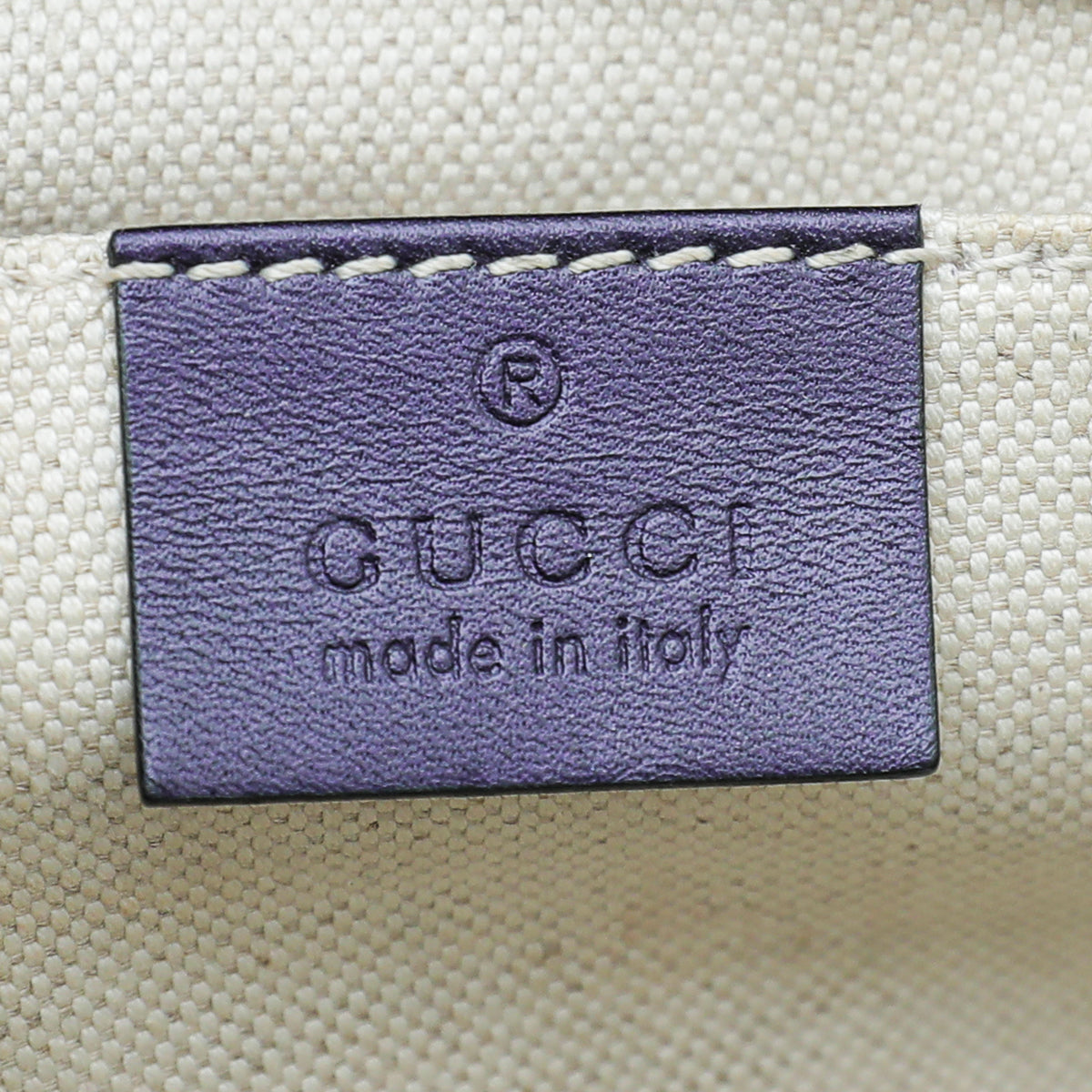 Gucci Aubergine GG Guccissima Emily Medium Bag