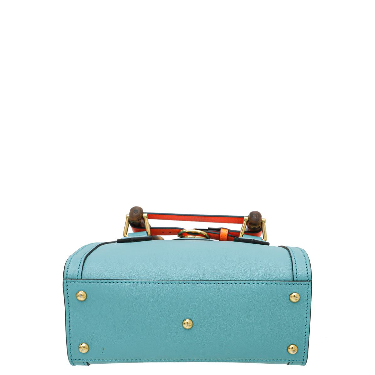 Gucci Light Teal Blue Diana Mini Tote Bag