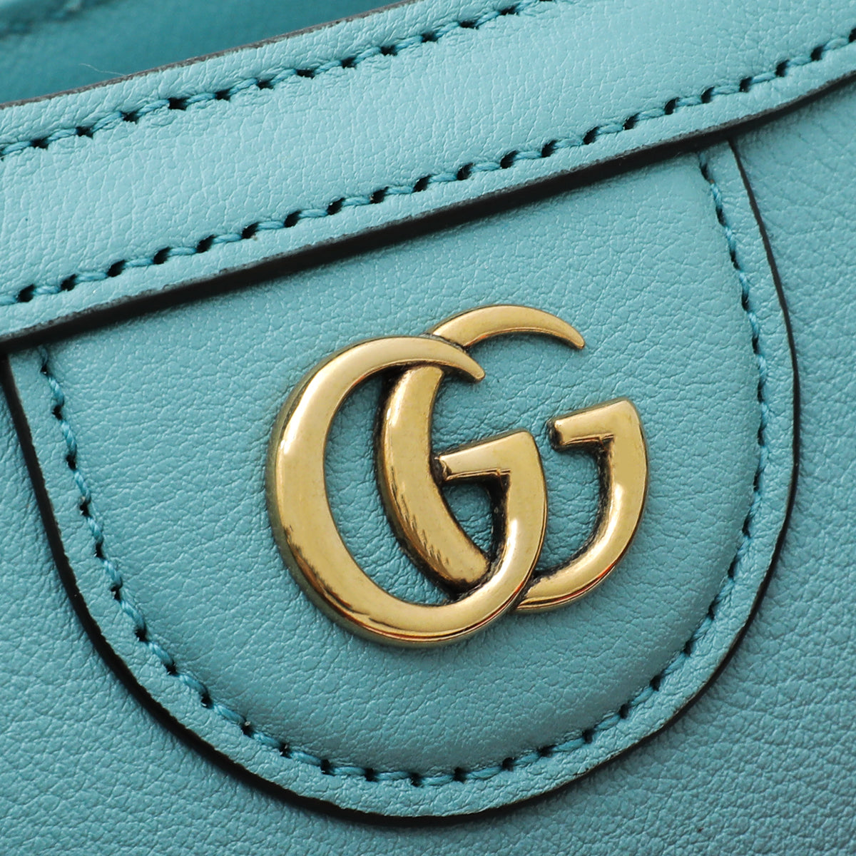 Gucci Light Teal Blue Diana Mini Tote Bag