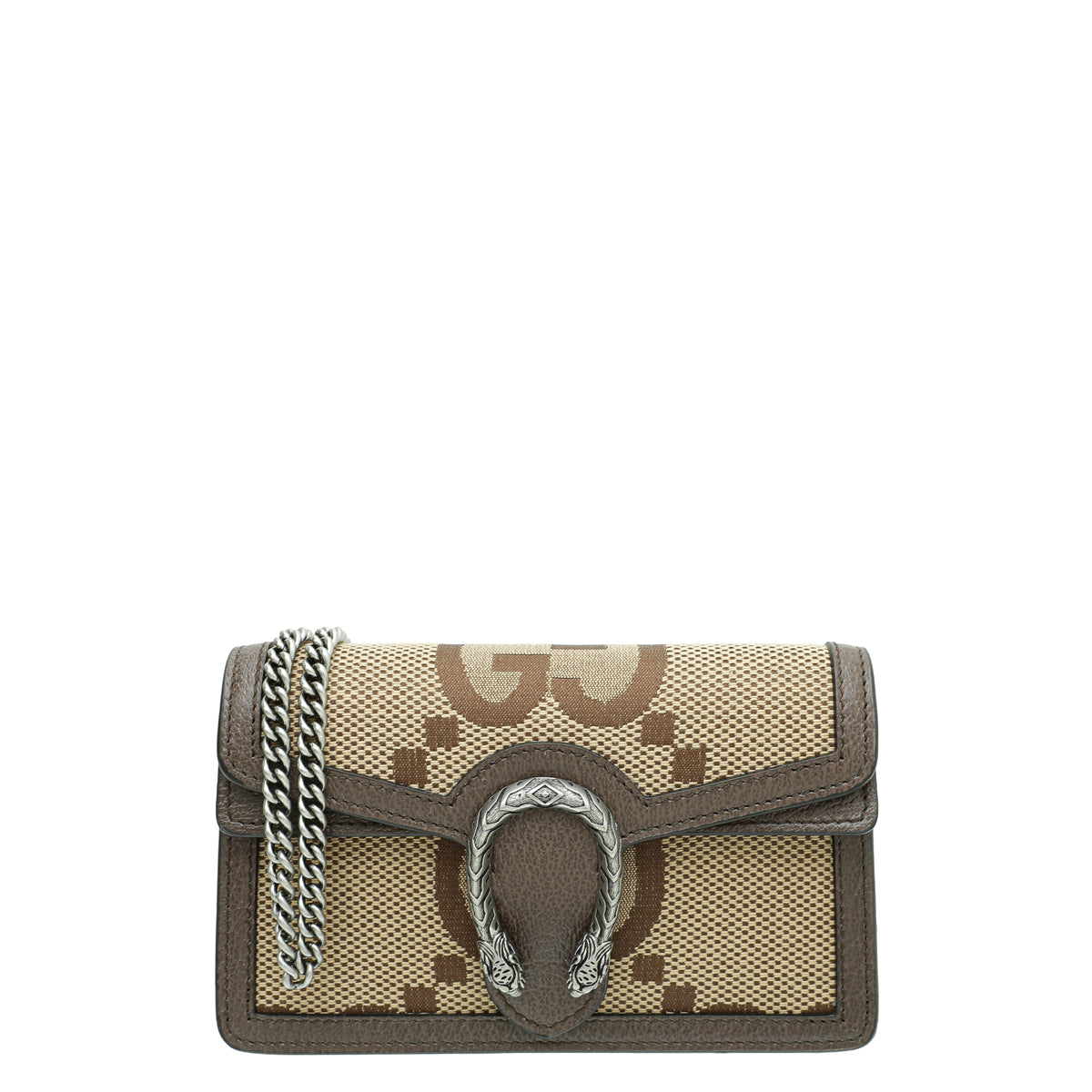 Gucci Bicolor Jumbo GG Super Mini Dionysus Bag