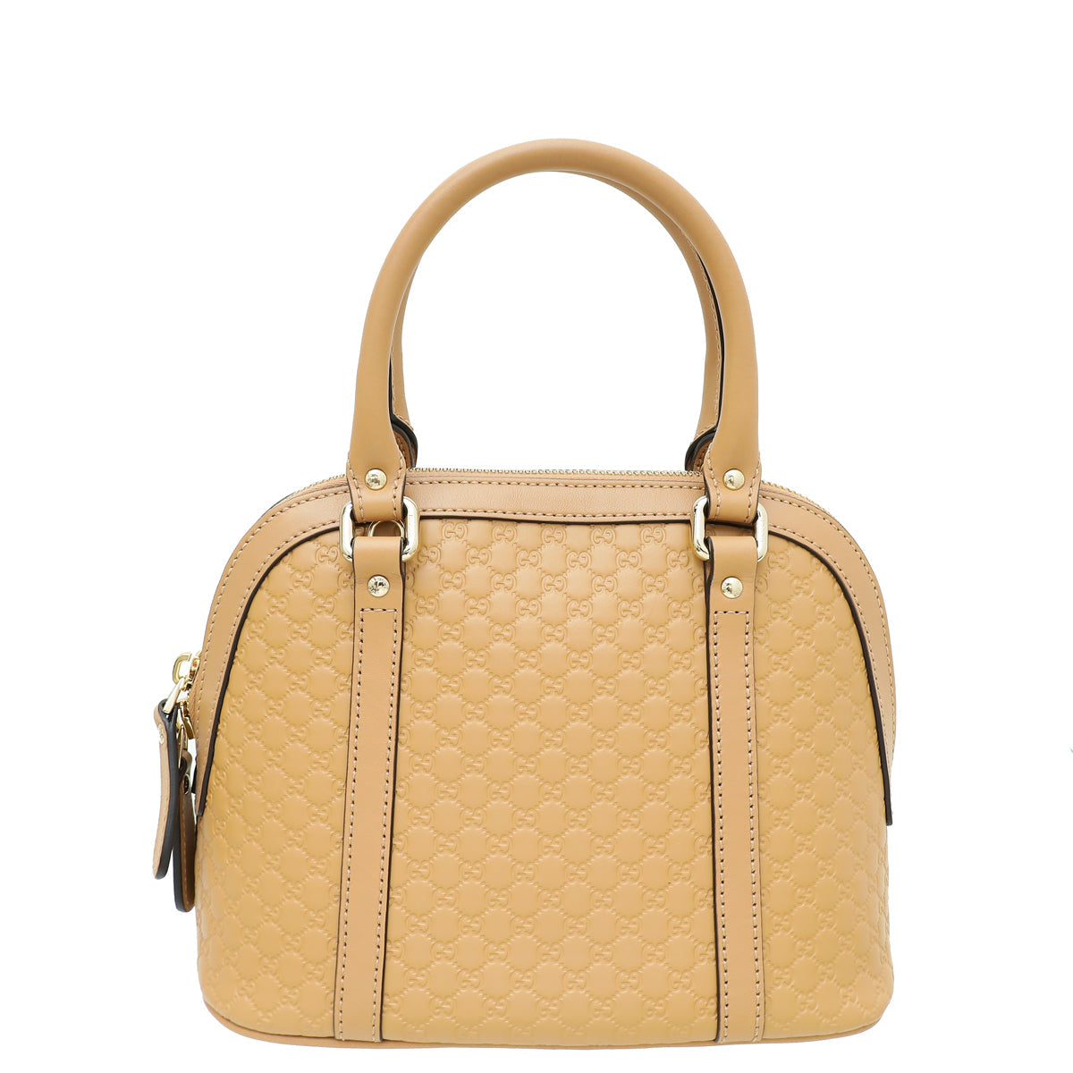 Gucci Beige GG Microguccissima Dome Satchel Mini Bag