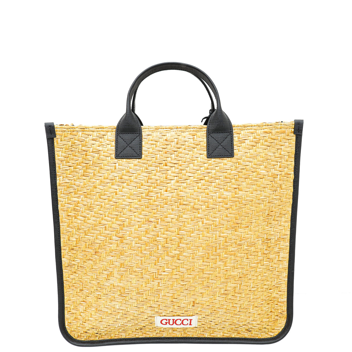 Gucci Bicolor Straw Children's 3-D Apple Tote Bag