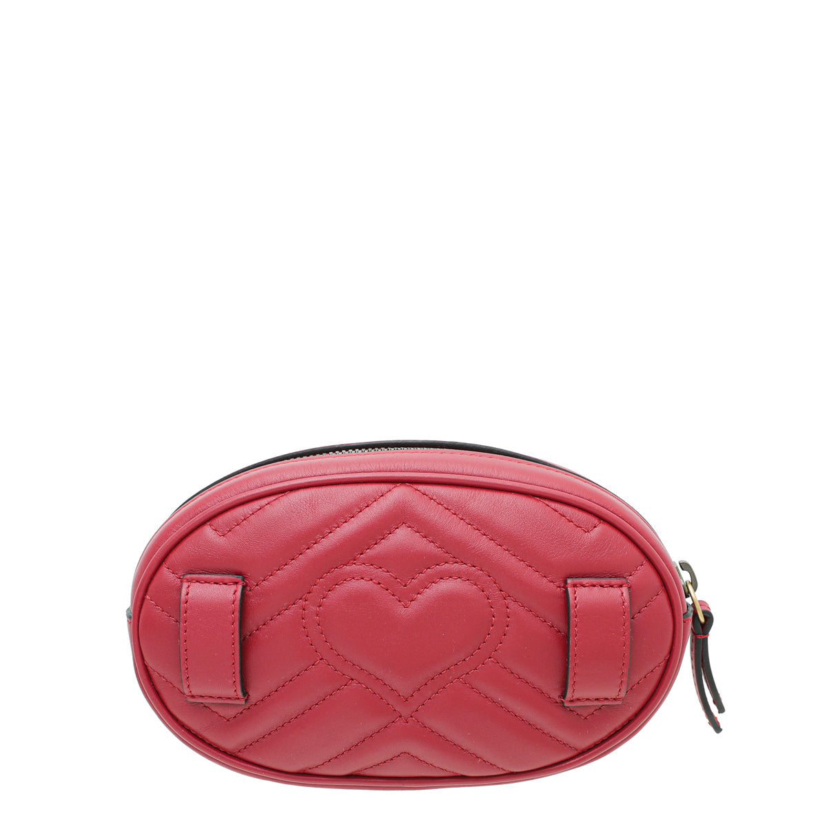 Gucci Red GG Marmont Mini Belt Bag