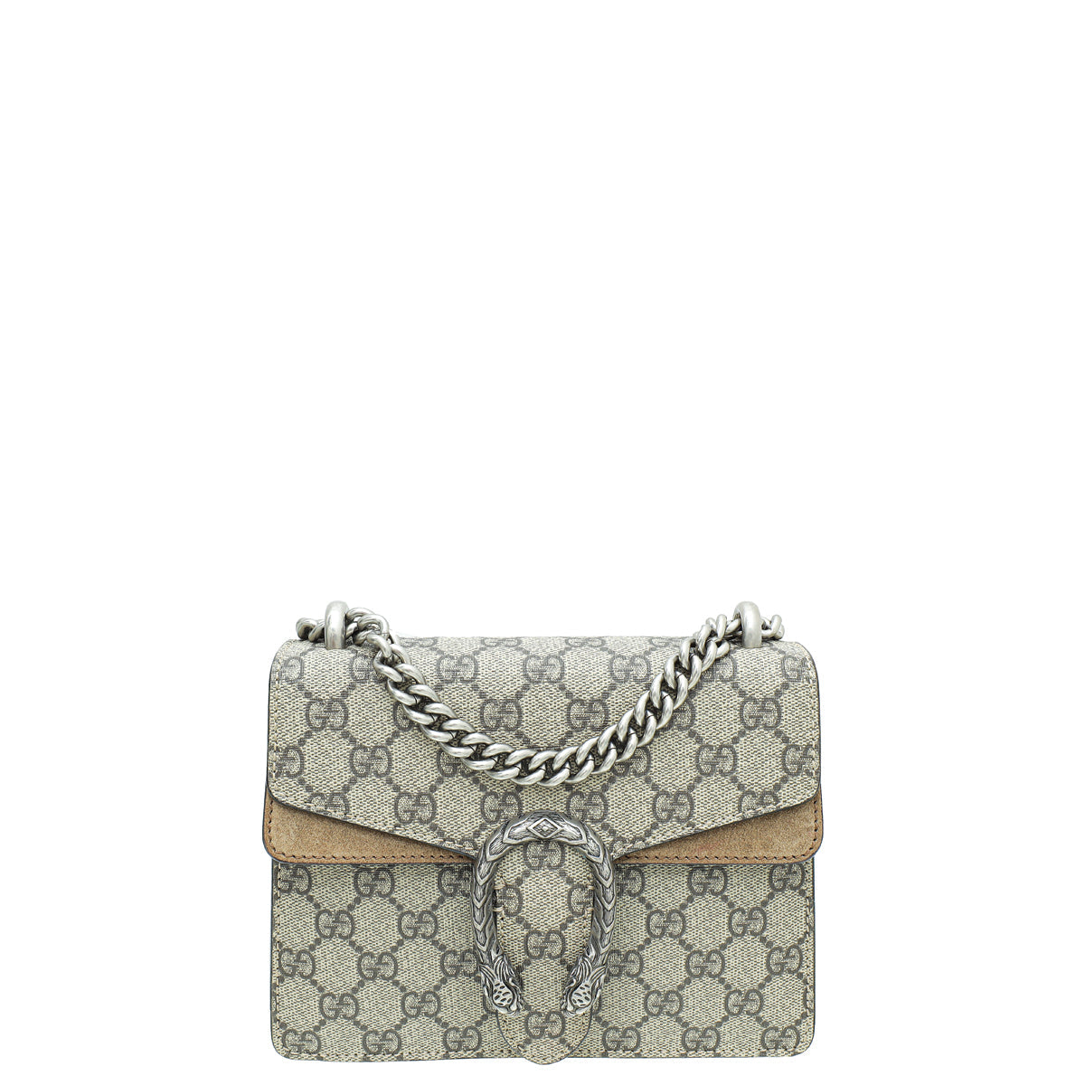 Gucci Bicolor GG Supreme Dionysus Chain Mini Bag