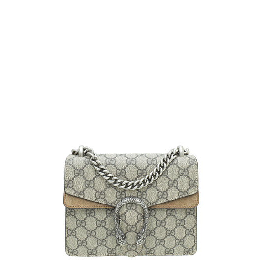 Gucci Bicolor GG Supreme Dionysus Chain Mini Bag