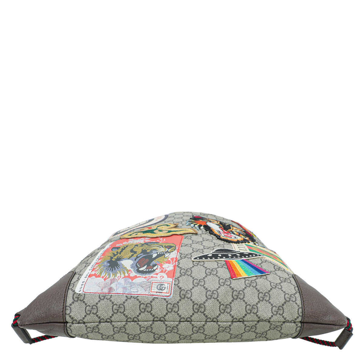 Gucci Multicolor Soft GG Supreme Courier Drawstring Backpack Bag