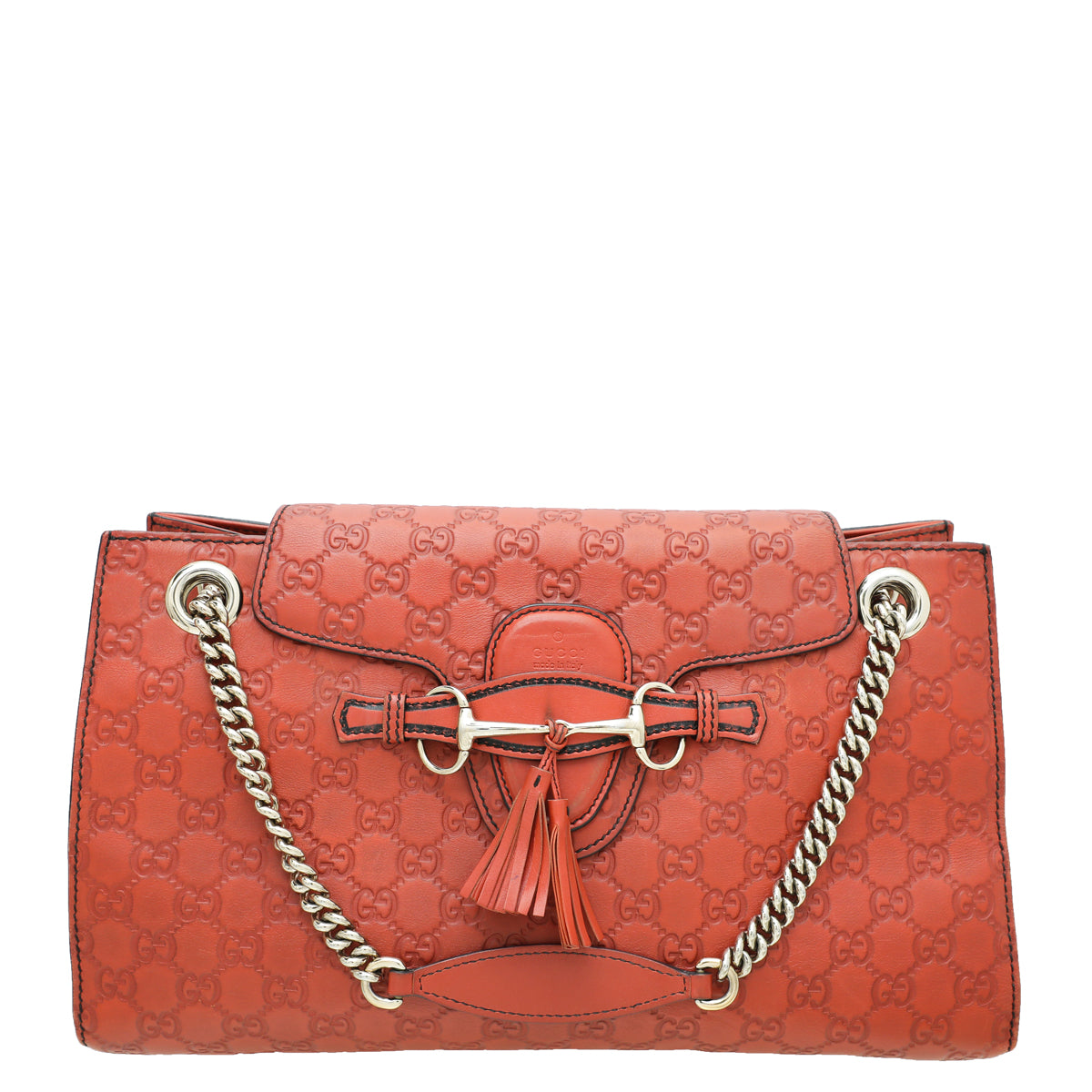 Gucci Rust Orange Guccissima Emily Large Bag