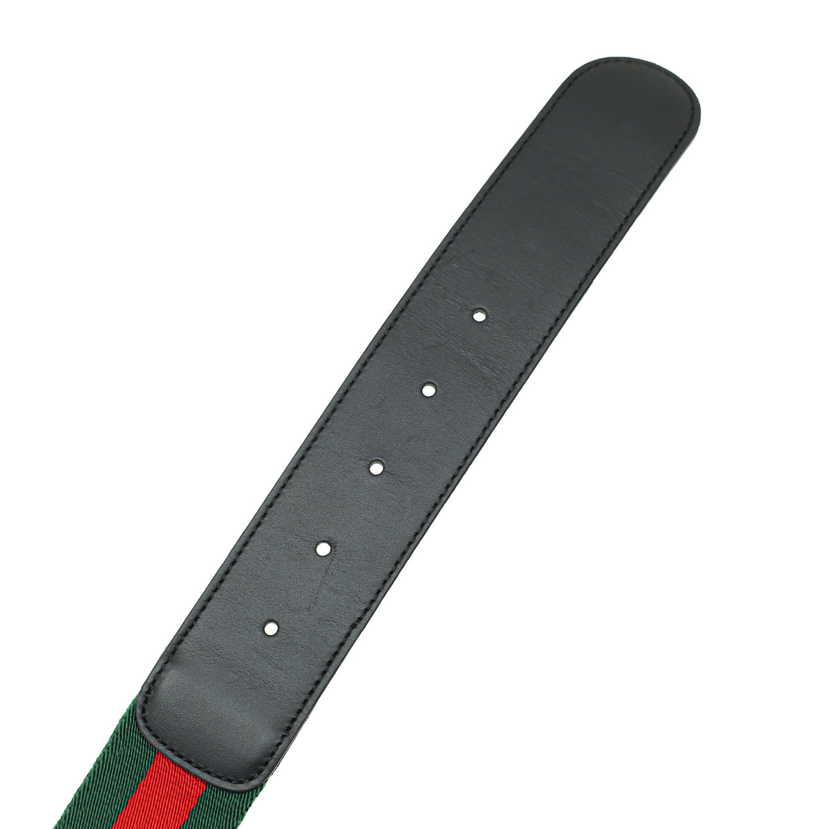 Gucci Tricolor Interlocking G Web Belt 30