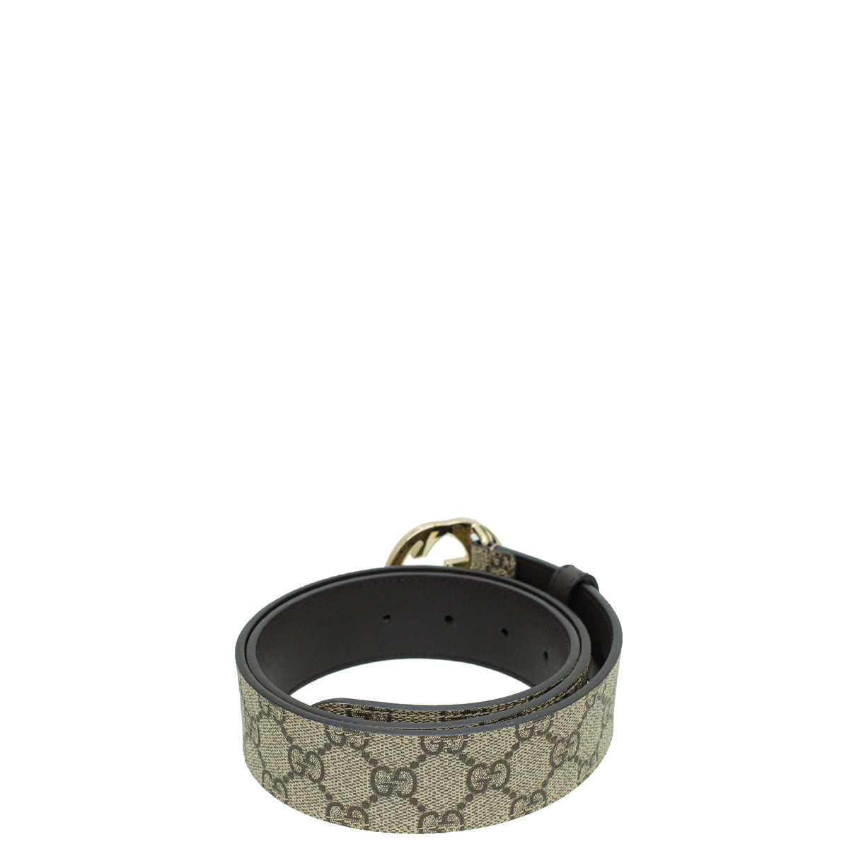 Gucci Bicolor GG Supreme Interlocking G Belt 34