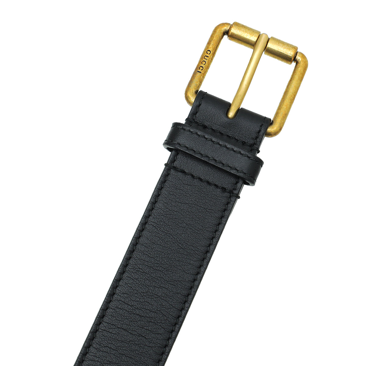 Gucci Black Horsebit Belt 30