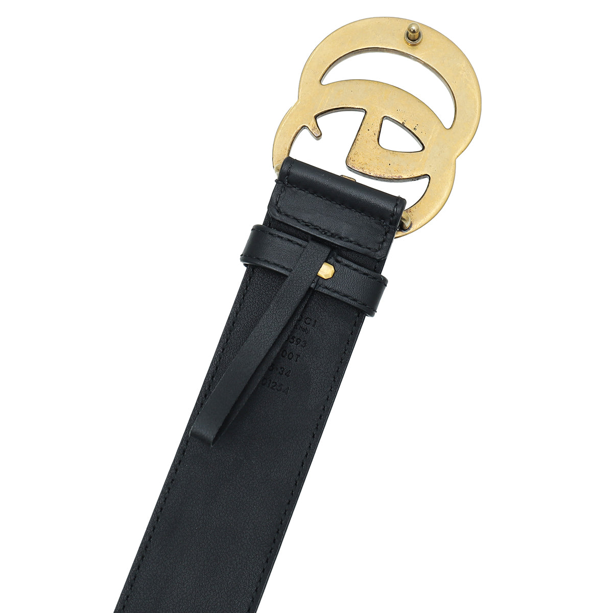 Gucci Black 2015 Re-Edition Wide Belt 34