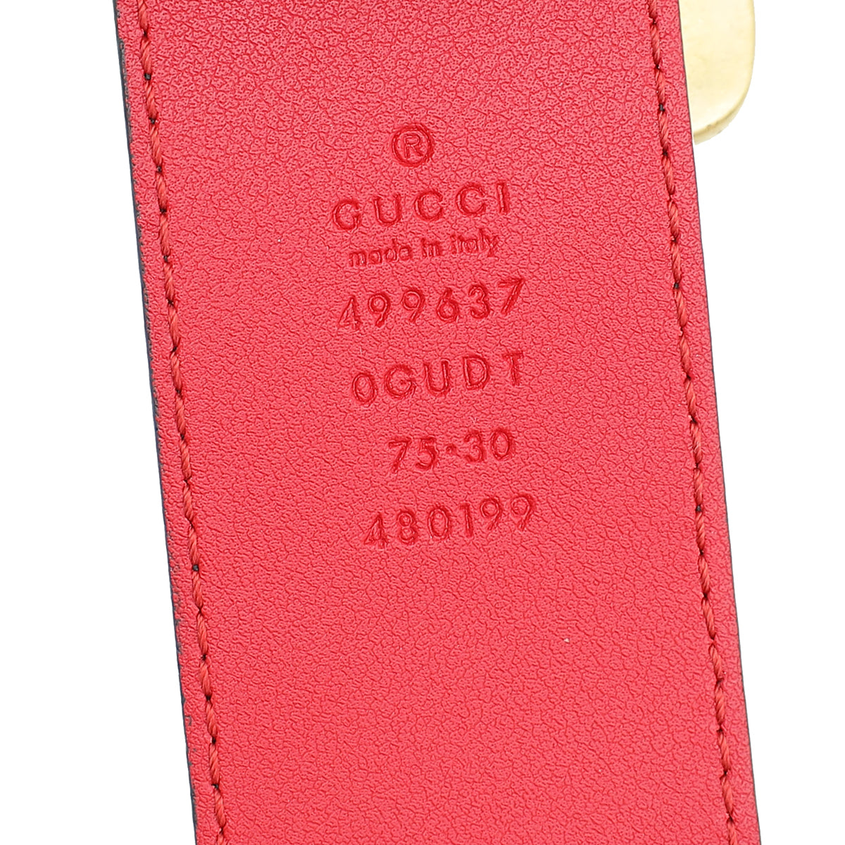 Gucci Bicolor Queen Margaret Bee Belt 30