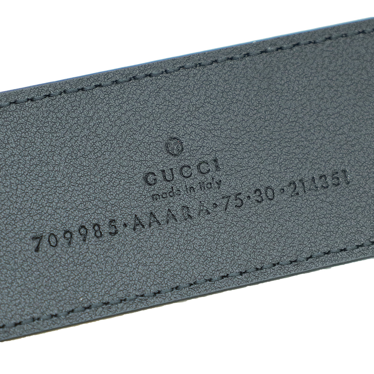 Gucci Tricolor Double G Criss Cross Print Belt 30