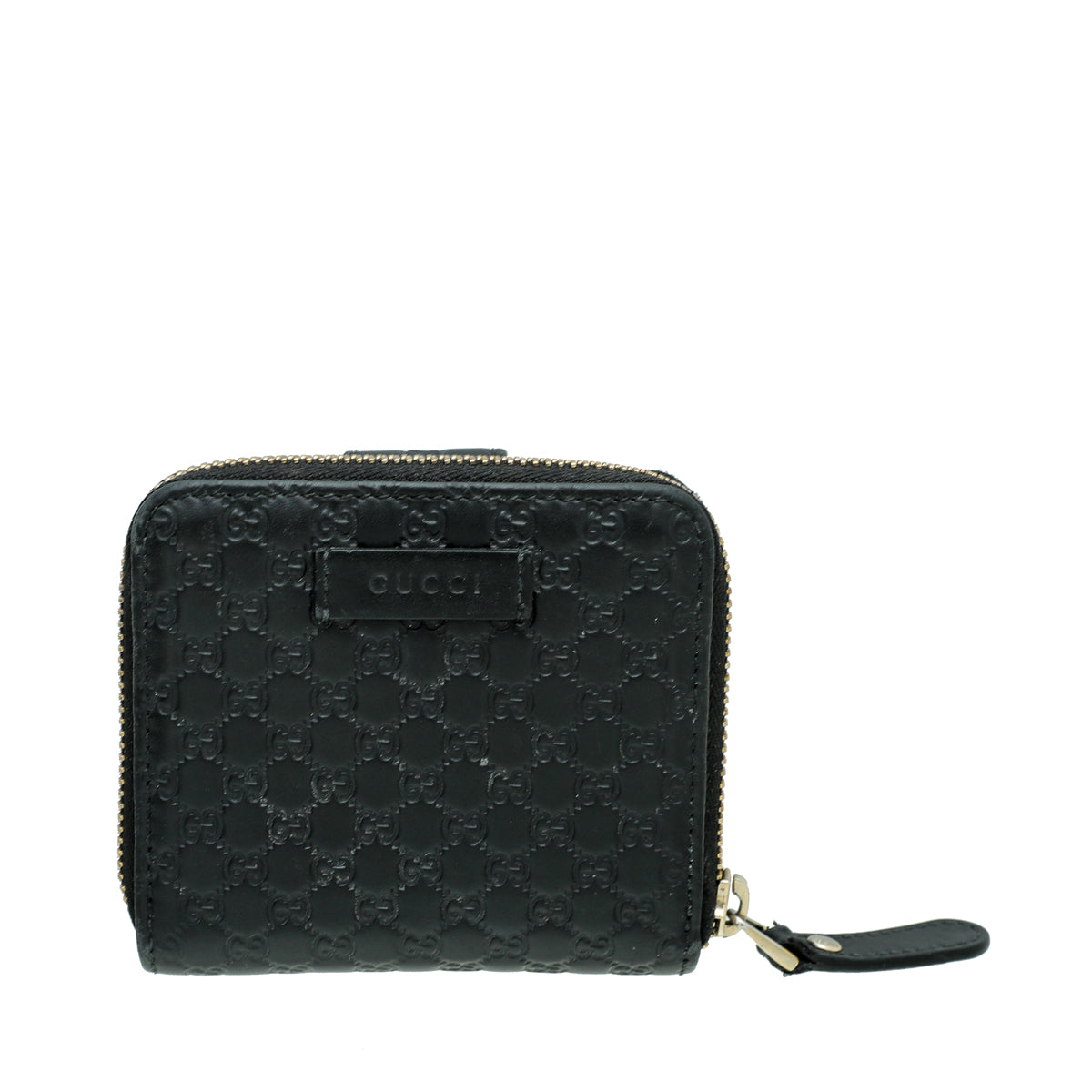 Gucci Black GG Microguccissima French Wallet