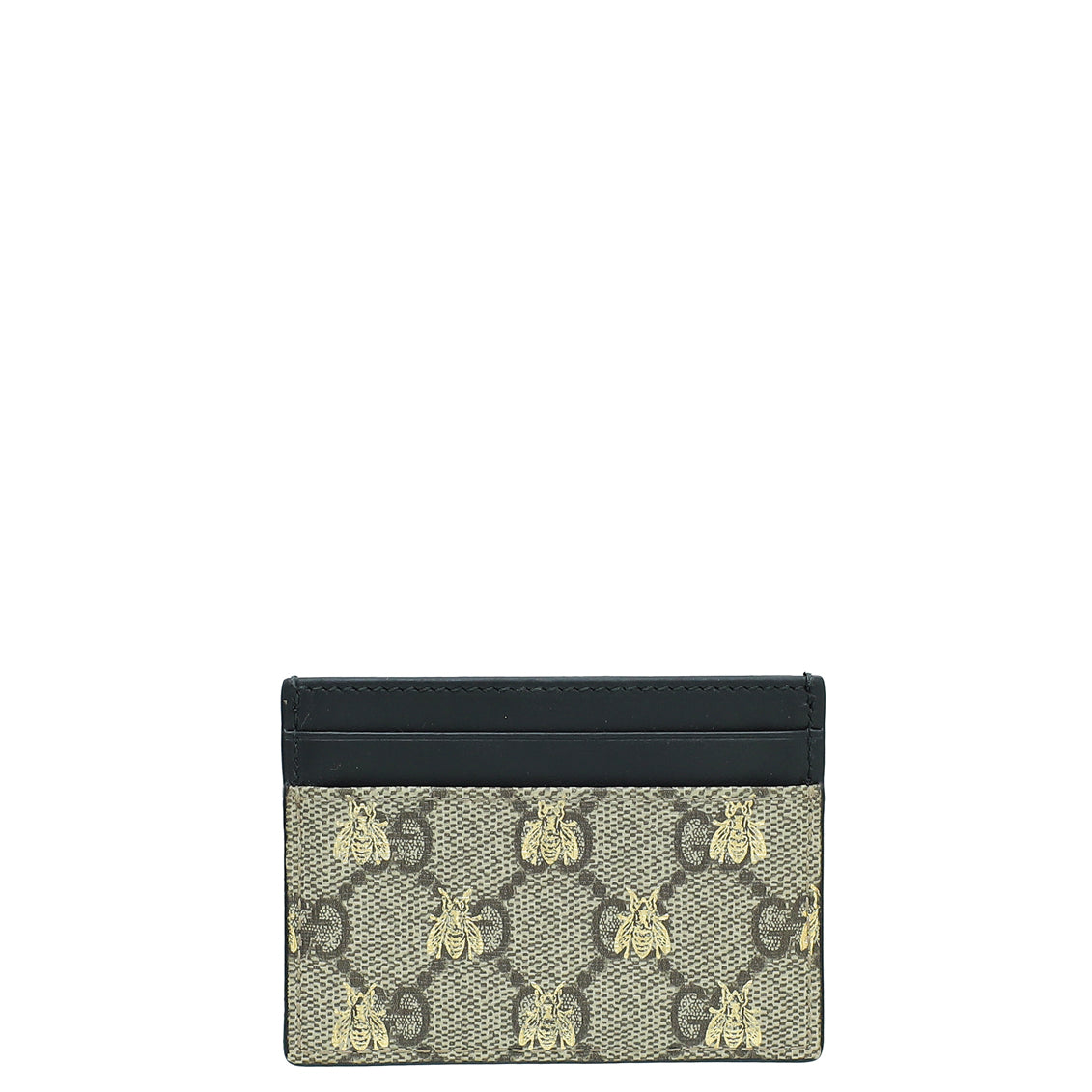 Gucci Tricolor GG Supreme Bees Card Holder