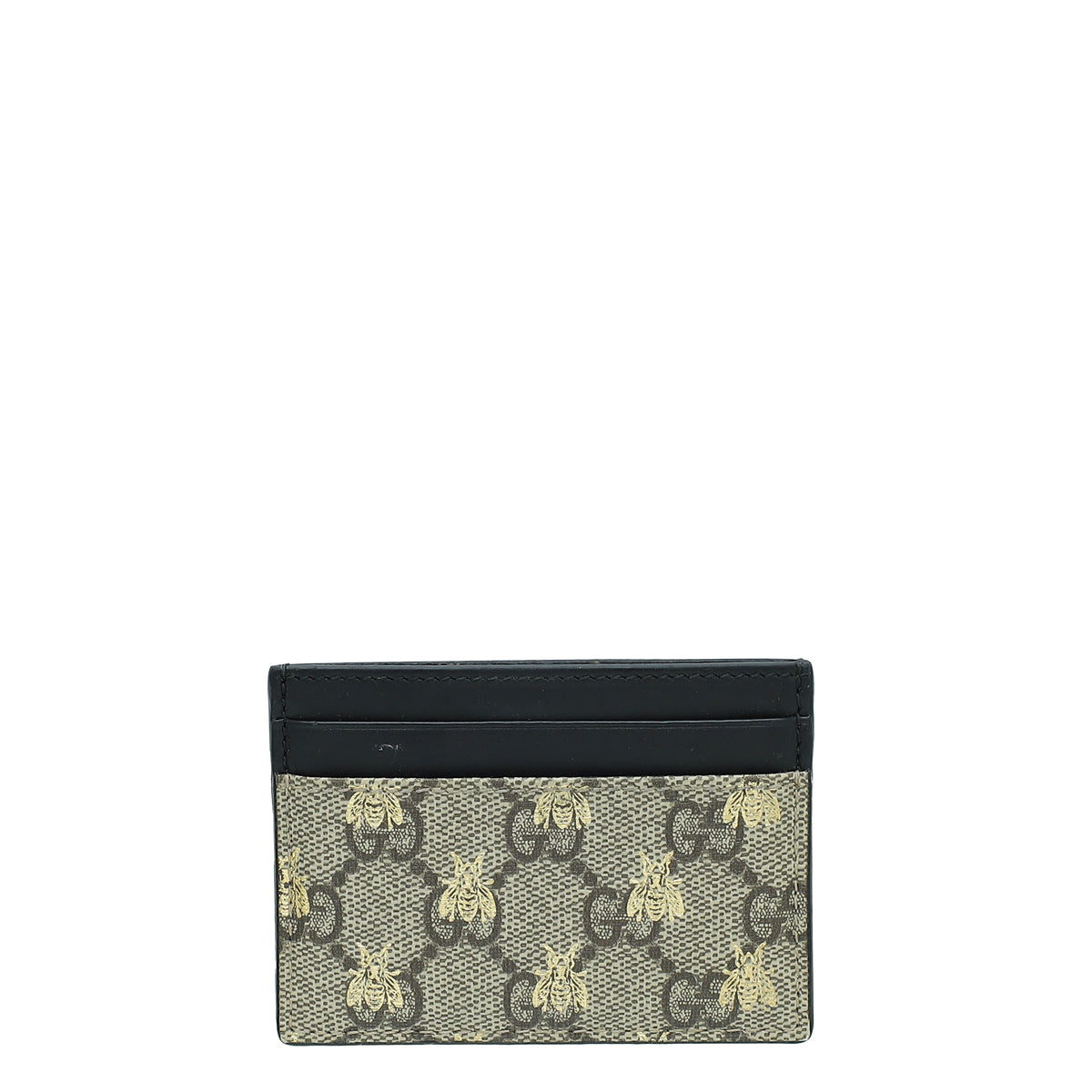 Gucci Tricolor GG Supreme Bees Card Holder